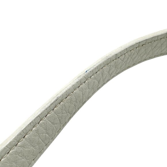 Auth HERMES Shoulder strap white Taurillon Clemence z2956 - Picture 6 of 9